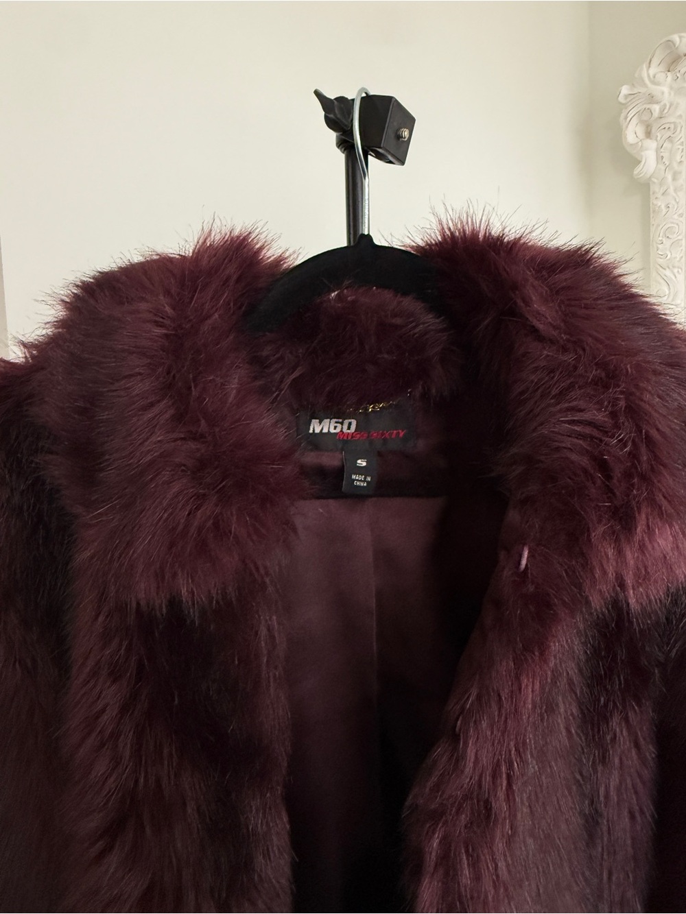 Vintage Miss Sixty Y2K Faux Fur Coat With Mittens - Picture 11 of 16